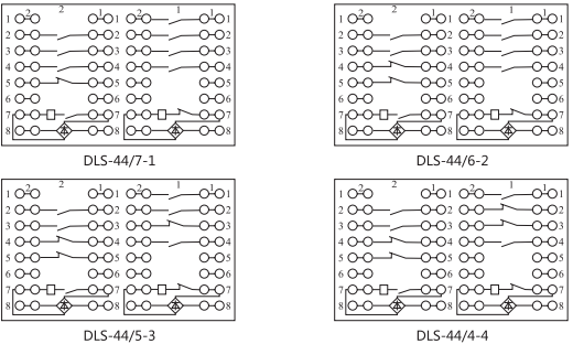 DLS-41/6-6雙位置繼電器內部連接線圖片3 DLS-41/6-6雙位置繼電器內部連接線圖片3