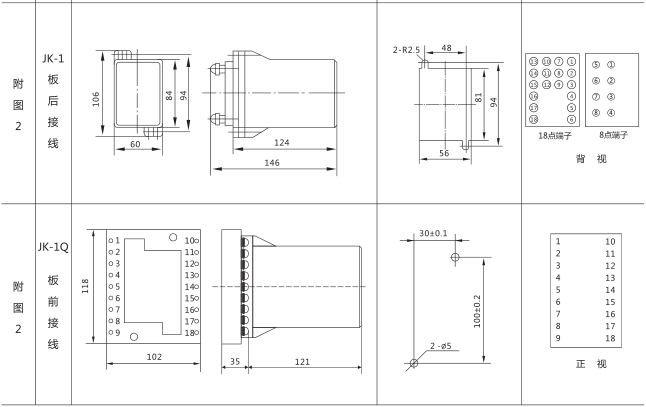 HJS(ZSJ)-10直流斷電延時繼電器外形及開孔尺寸圖片二 HJS(ZSJ)-10直流斷電延時繼電器外形及開孔尺寸圖片二
